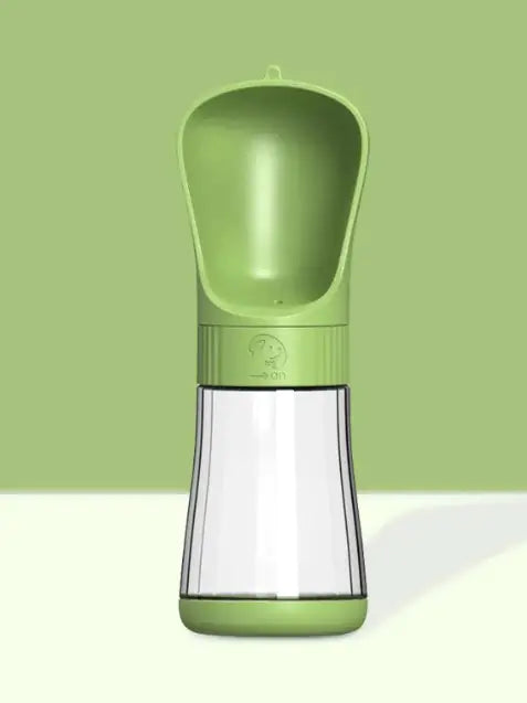 2-in-1 Portable Dog Water Bottle with Built-In Bowl