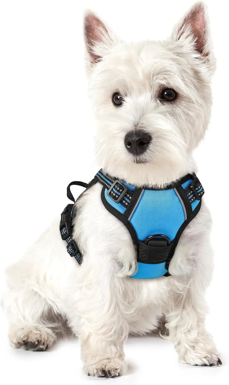 No Pull Dog Harness Reflective Adjustable Oxford Vest Dogs Control (All Sizes)