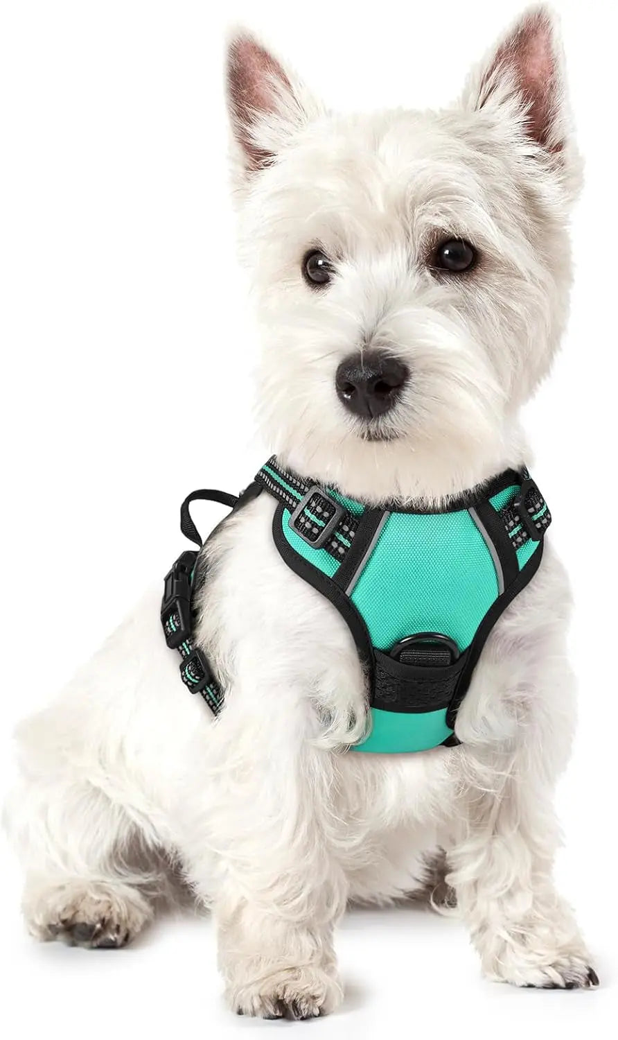 No Pull Dog Harness Reflective Adjustable Oxford Vest Dogs Control (All Sizes)