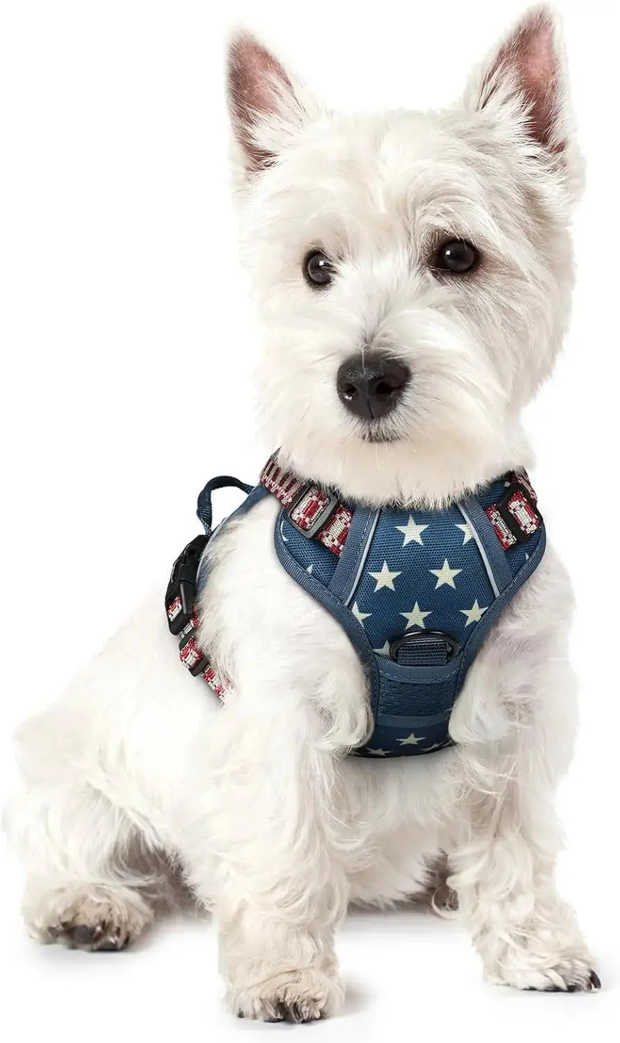 No Pull Dog Harness Reflective Adjustable Oxford Vest Dogs Control (All Sizes)