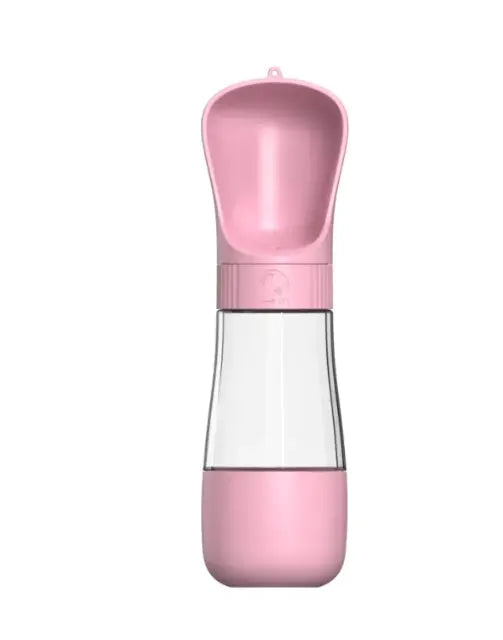2-in-1 Portable Dog Water Bottle with Built-In Bowl