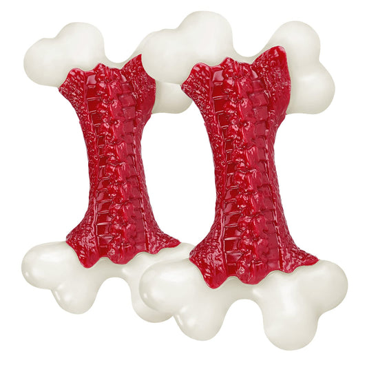 Kseroo Tough Dog Toys Dog Toys for Aggressive Chewers Large Breed Aggressive Chew Toys for Large Dogs Dog Bone Chew Toy Nylon Dog Toys for Large Dogs Extreme Chew Toys Indestructible